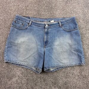 Vintage Levi's 550 Denim Shorts Women's 20 Blue Light Wash Relaxed Fit